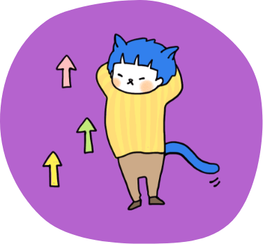 悩んでいる猫のイメージ