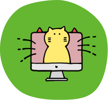 猫とパソコン